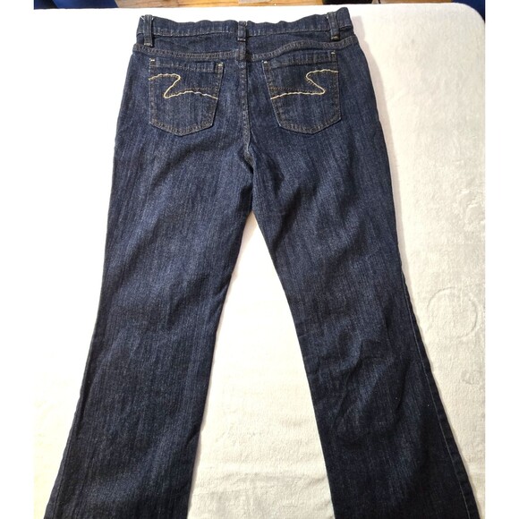 Liz Claiborne Women's SZ 8 Petite Jeans Stretch Boot Cut 5-Pocket - Picture 5 of 6